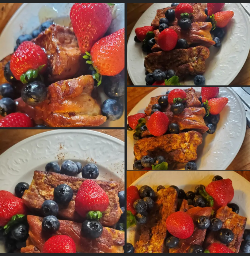 French toast with Fruit